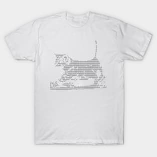 Cat in ASCII T-Shirt